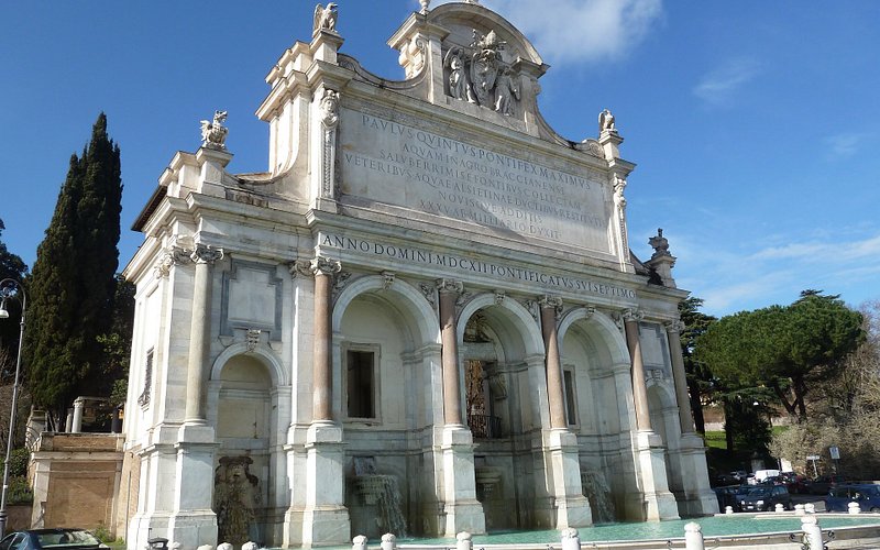 Fontana dell'Acqua Paola: Una joya escondida en Roma